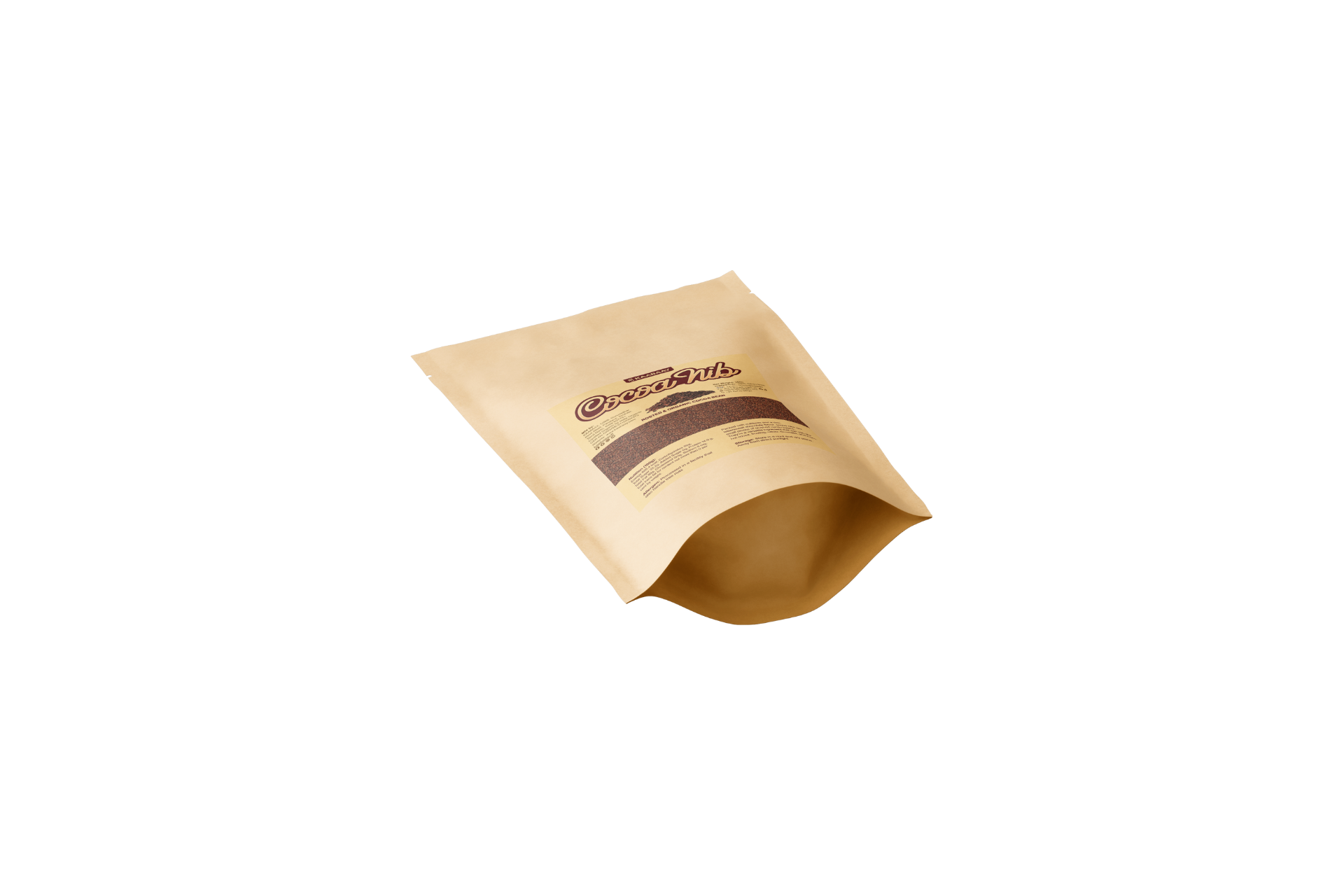 KAABAAY Cocoa Organic Nibs 200gm, Roasted