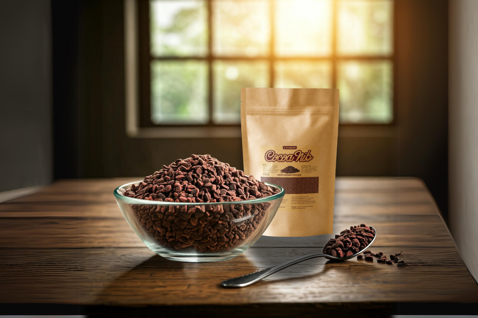 KAABAAY Organic Non-Alkalized Cacao Powder 200gm