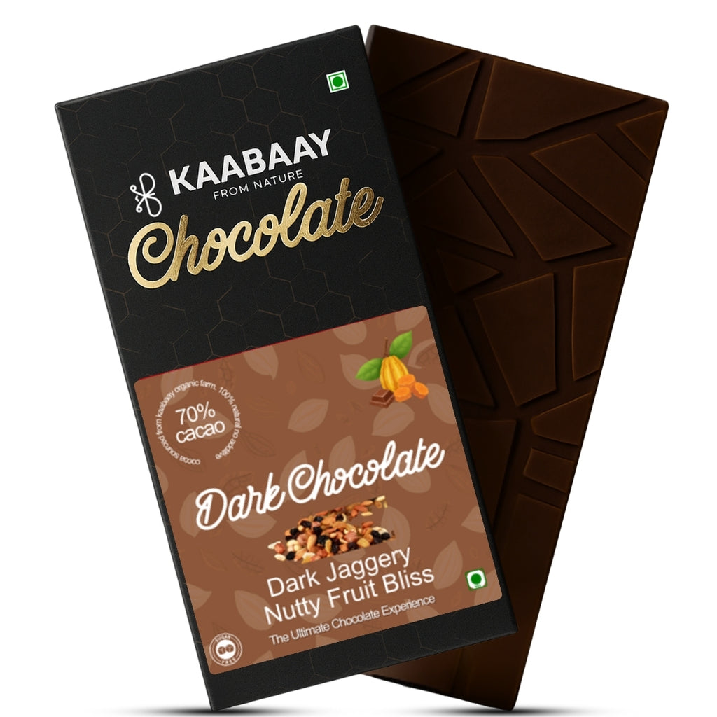 Dark Chocolate 70% Jaggery Nutty Fruity Bliss