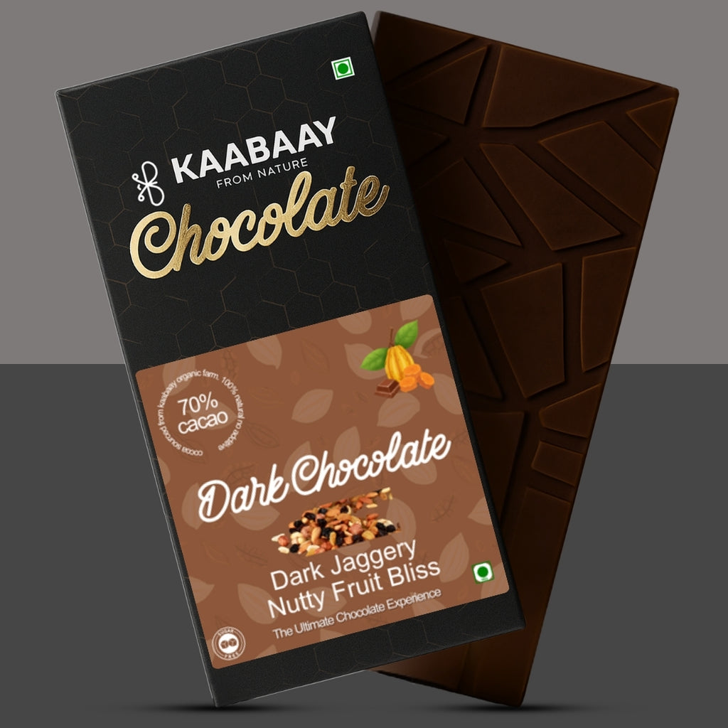 Dark Chocolate 70% Jaggery Nutty Fruity Bliss