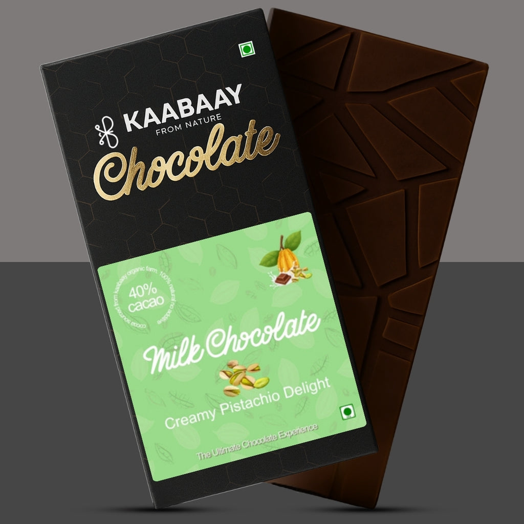 Milk chocolate 40% Creamy Pistachio Delight Bar