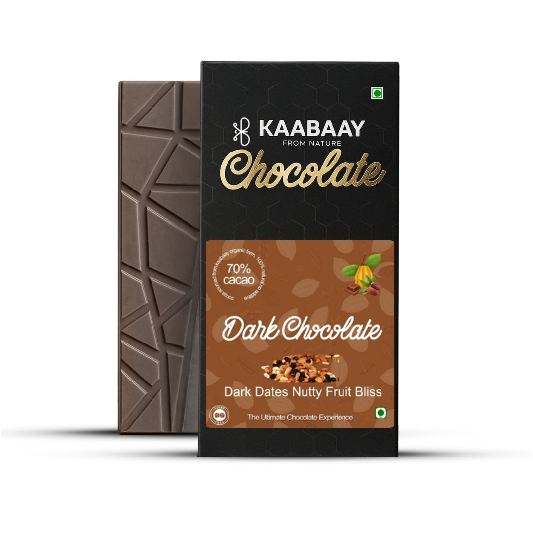 Dark Chocolate 70% Dates Nutty Fruity Bliss