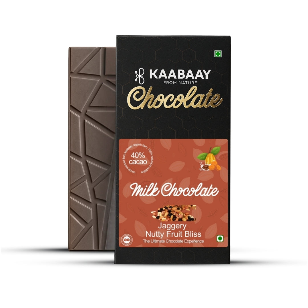 Milk Chocolate 40% Jaggery Nutty Fruity Bliss