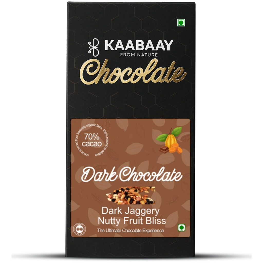 Dark Chocolate 70% Jaggery Nutty Fruity Bliss