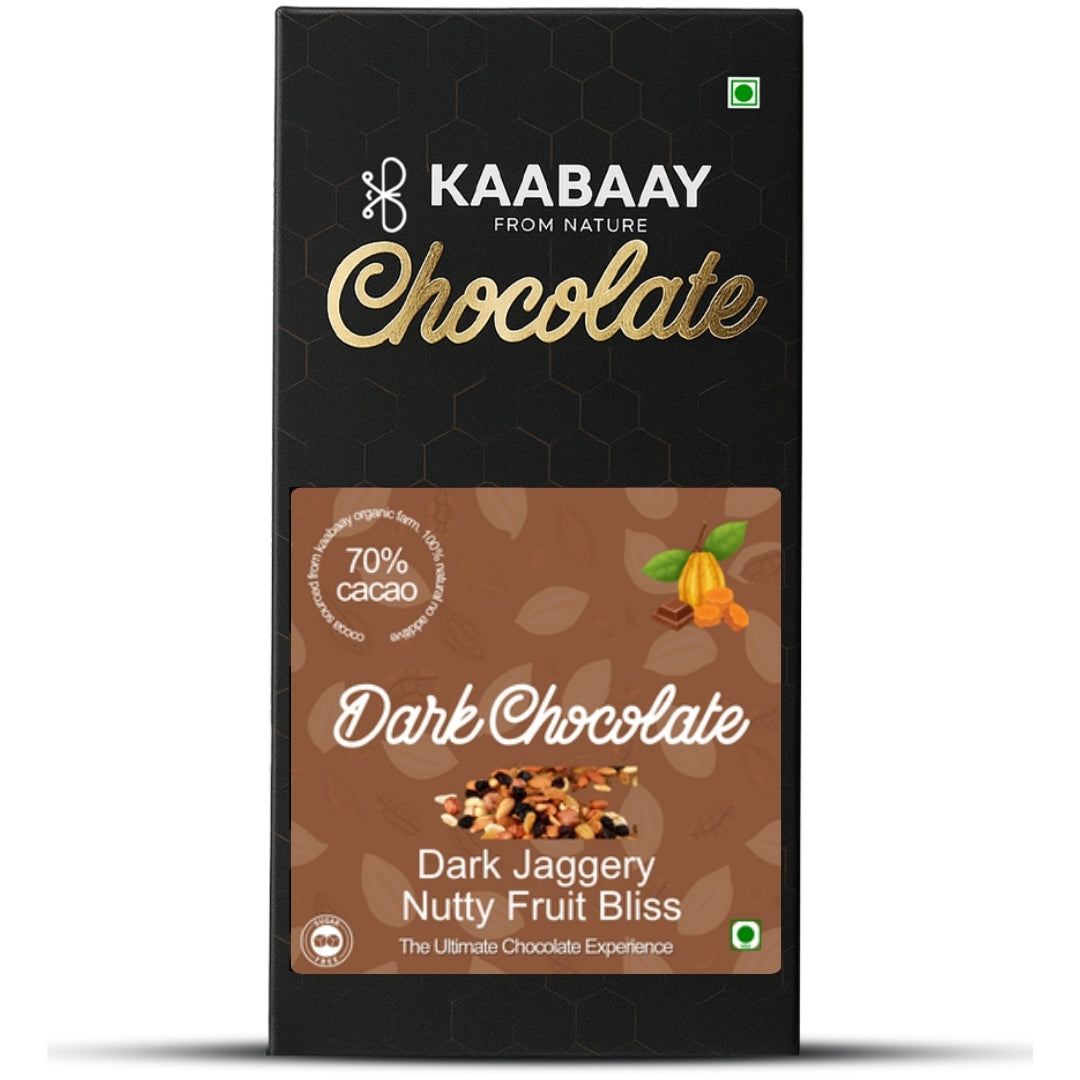 Dark Chocolate 70% Jaggery Nutty Fruity Bliss