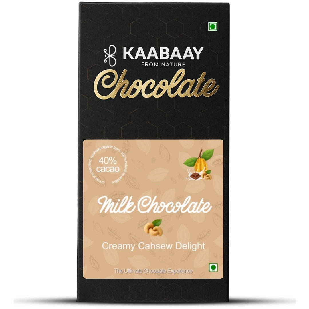 Milk chocolate 40% Creamy Cashew Delight Bar