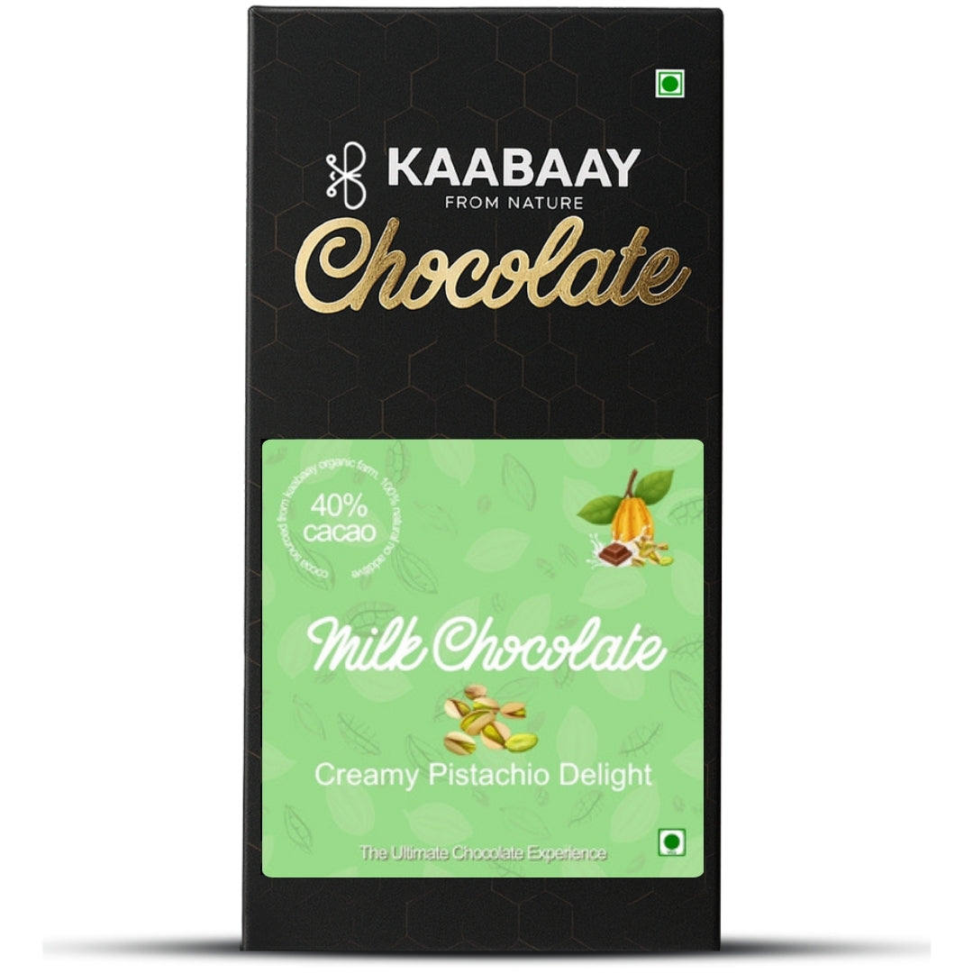 Milk chocolate 40% Creamy Pistachio Delight Bar