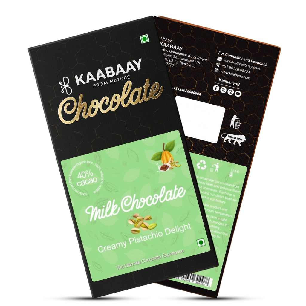 Milk chocolate 40% Creamy Pistachio Delight Bar