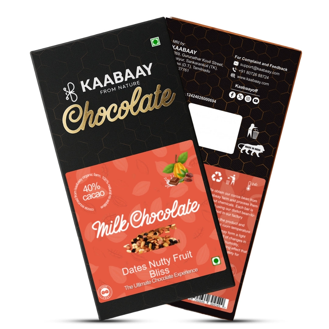 Milk Chocolate 40% Dates Nutty Fruity Bliss