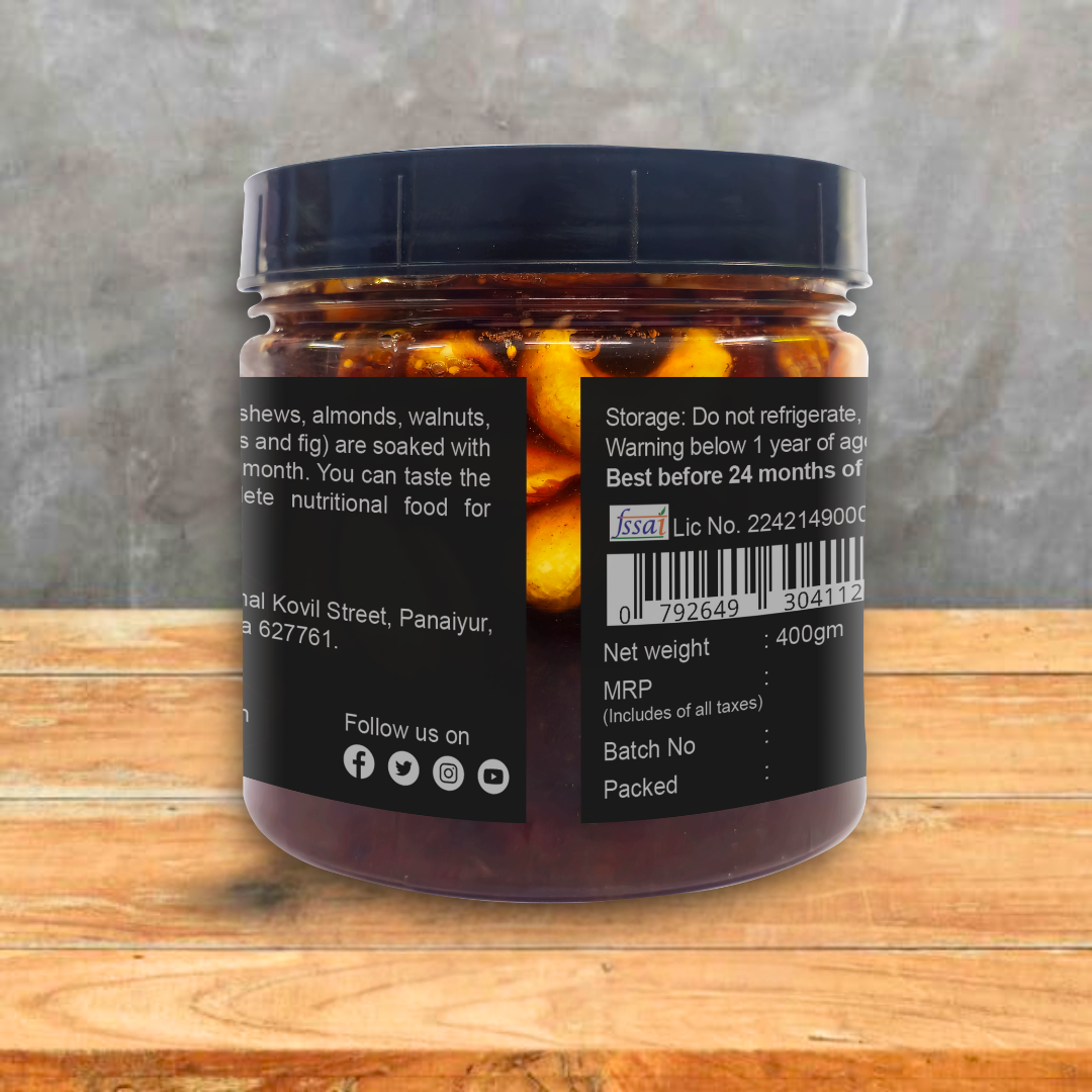 Honey Soaked Nuts 400gm