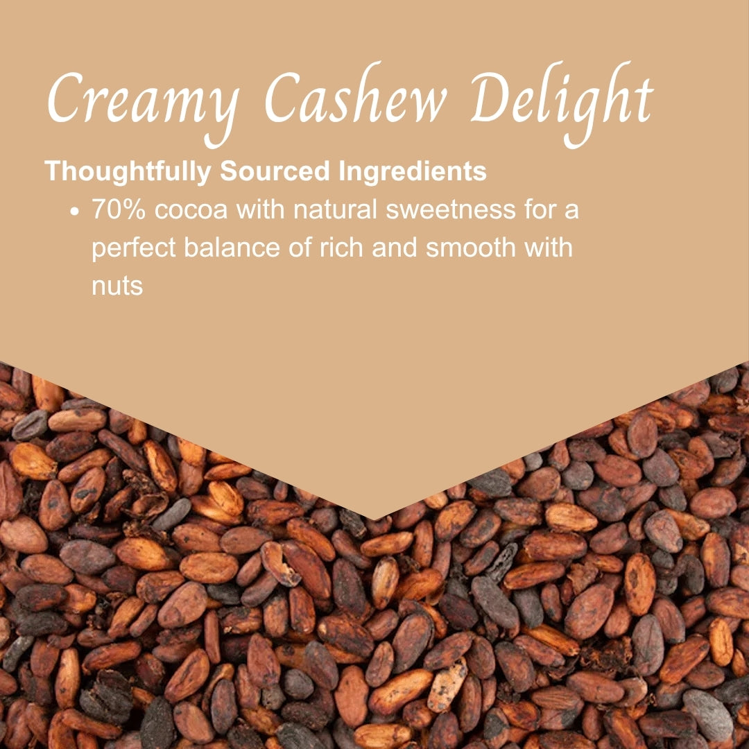 Milk chocolate 40% Creamy Cashew Delight Bar
