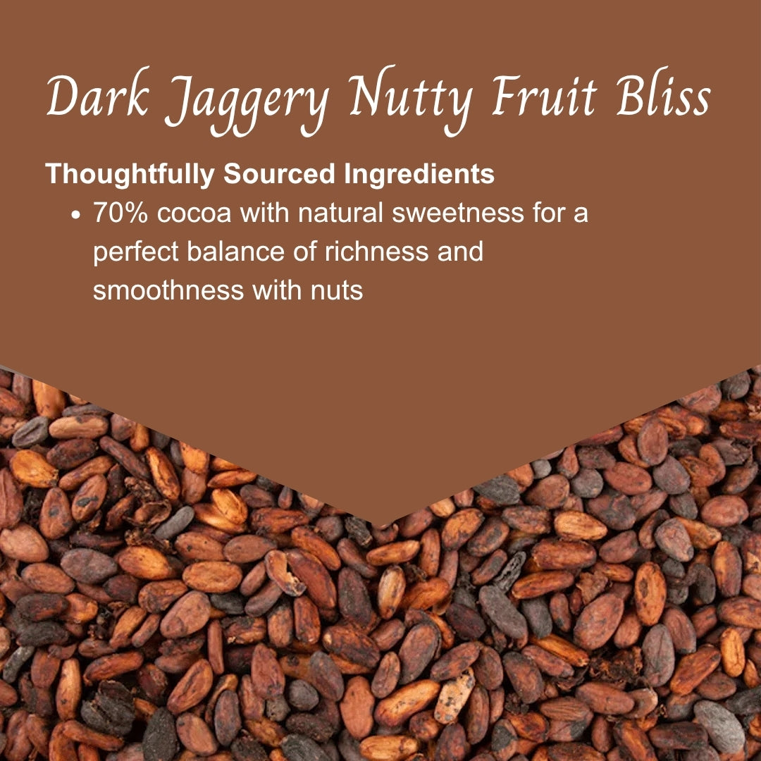 Dark Chocolate 70% Jaggery Nutty Fruity Bliss