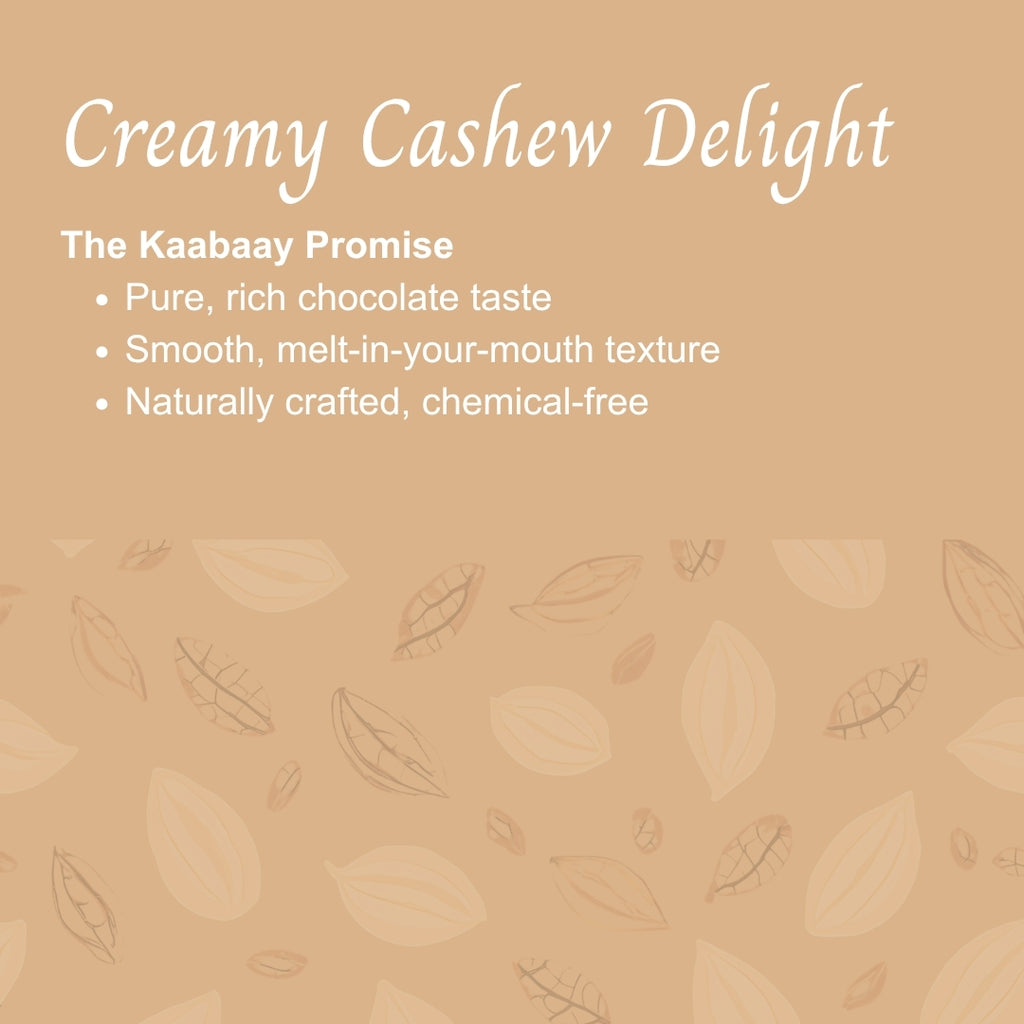 Milk chocolate 40% Creamy Cashew Delight Bar