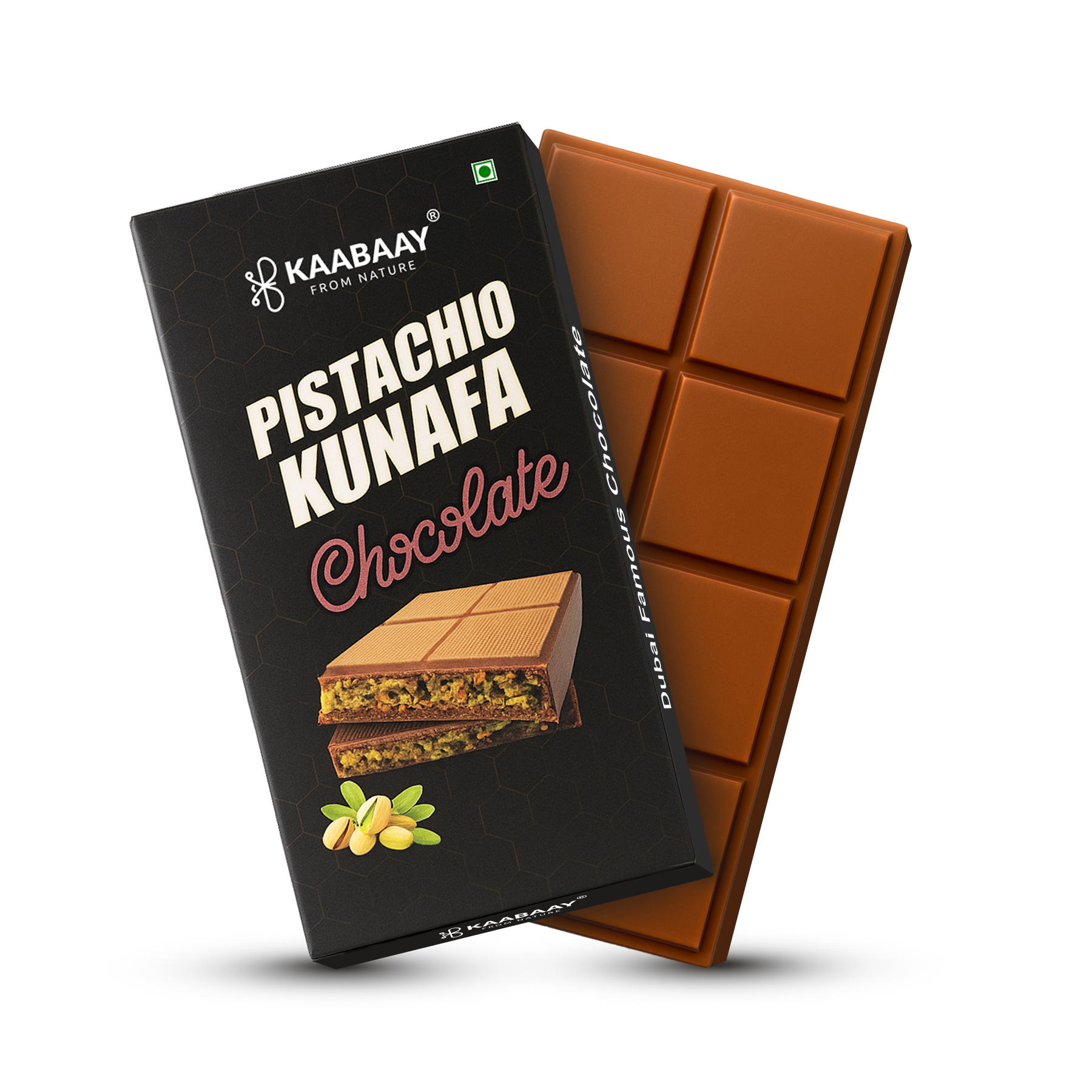 Pistachio Kunafa chocolate 250gm