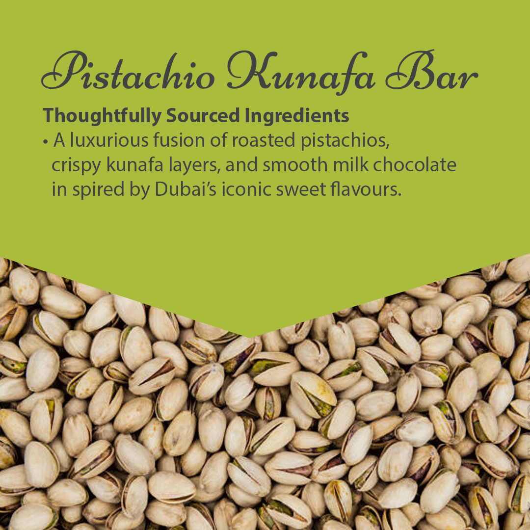 Pistachio Kunafa Chocolate Bites-60 Pcs